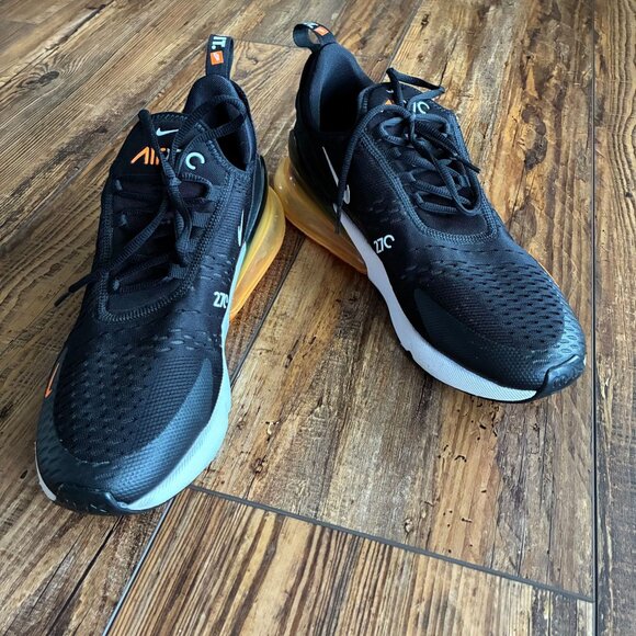 Nike Other - Nike Air Max 270 Black & Orange Size 11 - EUC